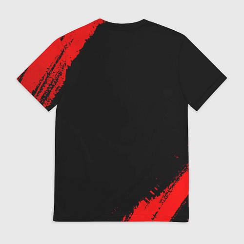 Мужская футболка Porto - red gradient / 3D-принт – фото 2