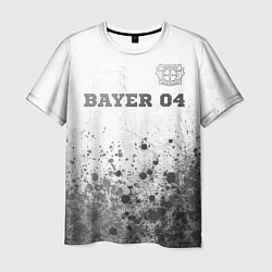 Футболка мужская Bayer 04 - white gradient посередине, цвет: 3D-принт