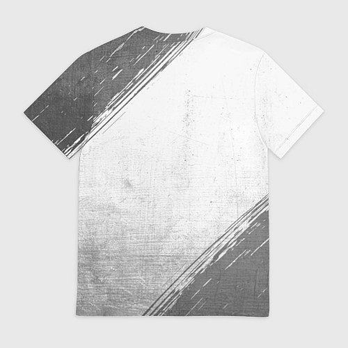 Мужская футболка PSG - white gradient / 3D-принт – фото 2