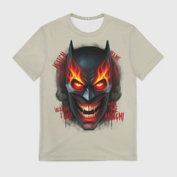 Мужская футболка Огенный Бэтмент