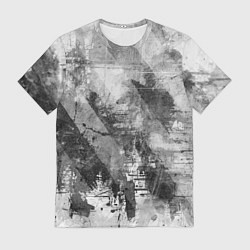 Мужская футболка Абстракция - atomic gray