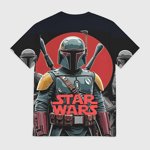 Мужская футболка Boba Fett звездные войны / 3D-принт – фото 2