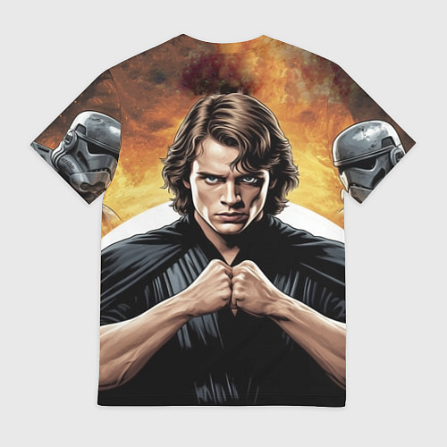 Мужская футболка Энакин скайуокер star wars / 3D-принт – фото 2