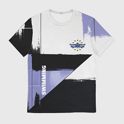 Мужская футболка Плавание спортивное
