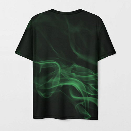 Мужская футболка Color smoke green / 3D-принт – фото 2