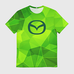 Футболка мужская Mazda green poly, цвет: 3D-принт