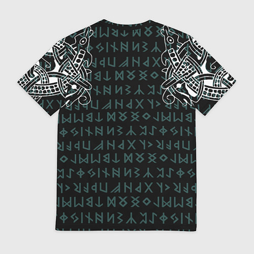 Мужская футболка Руны и татуировки викингов / 3D-принт – фото 2