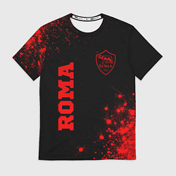 Футболка мужская Roma - red gradient вертикально, цвет: 3D-принт
