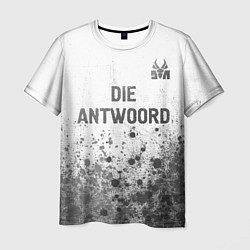 Футболка мужская Die Antwoord - white gradient посередине, цвет: 3D-принт