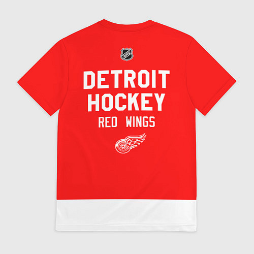 Мужская футболка Detroit Red Wings red / 3D-принт – фото 2