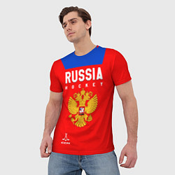 Футболка мужская Сборная России по Хоккею, цвет: 3D-принт — фото 2