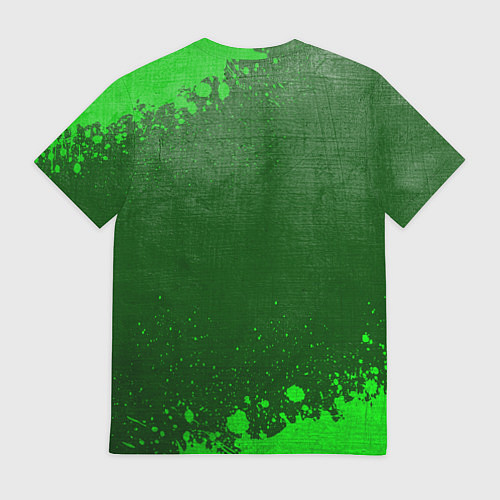 Мужская футболка Watch Dogs - green gradient / 3D-принт – фото 2