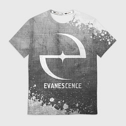 Футболка мужская Evanescence - grey gradient, цвет: 3D-принт