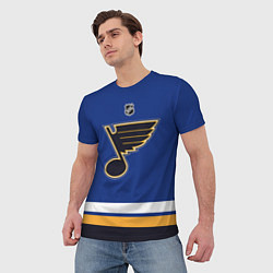 Футболка мужская St Louis Blues - NHL team, цвет: 3D-принт — фото 2