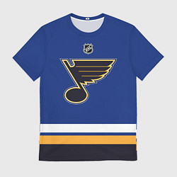 Футболка мужская St Louis Blues - NHL team, цвет: 3D-принт