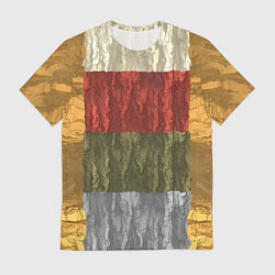Футболка мужская Цветной узор абстрактная графика, цвет: 3D-принт
