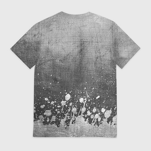 Мужская футболка Genesis - grey gradient посередине / 3D-принт – фото 2