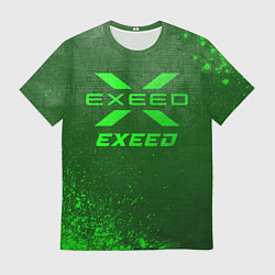 Мужская футболка Exeed - green gradient
