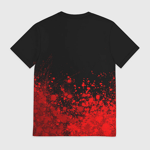 Мужская футболка Behemoth - red gradient посередине / 3D-принт – фото 2