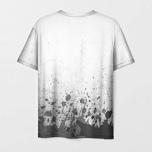 Мужская футболка Asking Alexandria - white gradient посередине / 3D-принт – фото 2