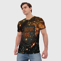Футболка мужская ACDC в стиле нашивки, цвет: 3D-принт — фото 2