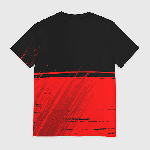 Мужская футболка Die Antwoord - red gradient посередине / 3D-принт – фото 2
