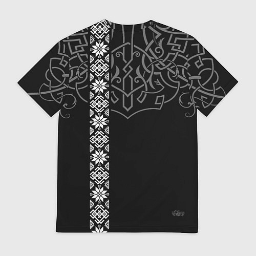 Мужская футболка Славянские символы традиции народа / 3D-принт – фото 2
