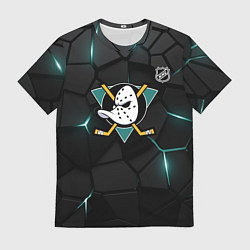 Мужская футболка Анахайм Дакс - плиты с подсветкой