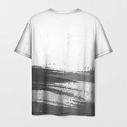 Мужская футболка Metallica - white gradient посередине / 3D-принт – фото 2
