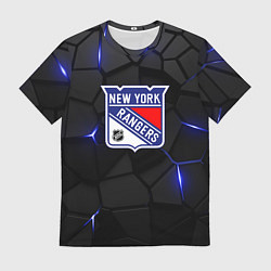 Мужская футболка Нью Йорк Рейнджерс - НХЛ хоккей