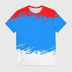 Футболка мужская Патриот - флаг, цвет: 3D-принт