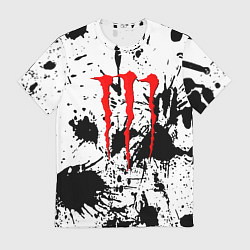 Мужская футболка Monster energy краски