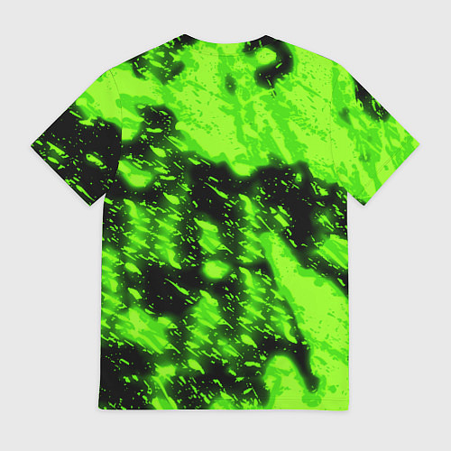Мужская футболка Monster energy кислотное лого / 3D-принт – фото 2