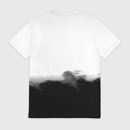 Мужская футболка Monster energy splash smoke / 3D-принт – фото 2