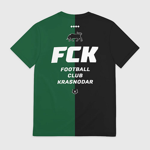 Мужская футболка Krasnodar football / 3D-принт – фото 2