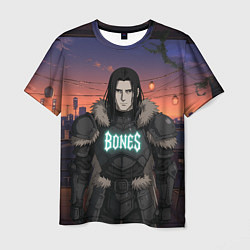 Футболка мужская Bones в аниме, цвет: 3D-принт