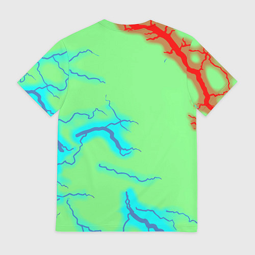 Мужская футболка Monster energy storm electrix / 3D-принт – фото 2