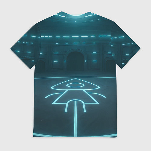 Мужская футболка Игра в кальмара - игрок 067 бежит / 3D-принт – фото 2