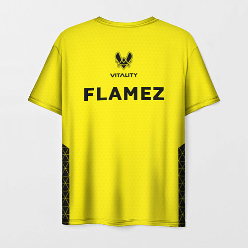 Мужская футболка Flamez - Vitality CS2 / 3D-принт – фото 2