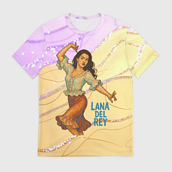 Мужская футболка Lana Del Rey танцует