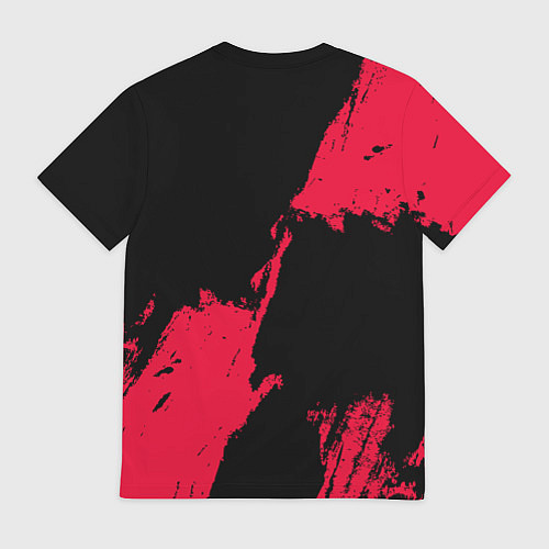 Мужская футболка Хьюстон Рокетс - брызги краски / 3D-принт – фото 2