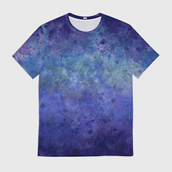 Мужская футболка Абстракция - blue tunnel