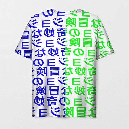 Мужская футболка Pokemon japan pattern / 3D-принт – фото 2