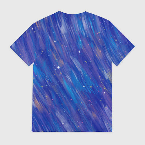 Мужская футболка Lana Del Rey в белом классическом платье на синем / 3D-принт – фото 2