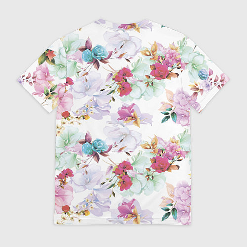 Мужская футболка Lana Del Rey в полевых цветах / 3D-принт – фото 2