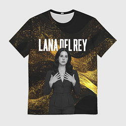 Футболка мужская Lana Del Rey в черном платье, цвет: 3D-принт