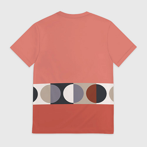 Мужская футболка Луна Малевича розовый томат / 3D-принт – фото 2