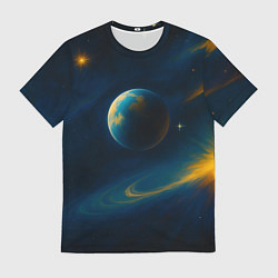 Футболка мужская Пространство Вселенной, цвет: 3D-принт