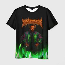 Футболка мужская XXXTentacion hardcore, цвет: 3D-принт