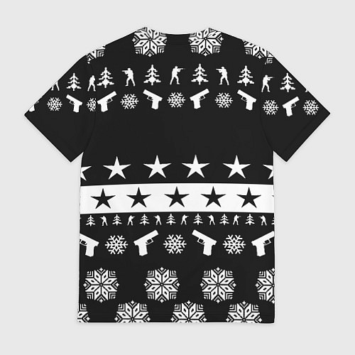 Мужская футболка Doom x csgo winter / 3D-принт – фото 2